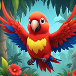 G4K Scarlet Parrot Escape