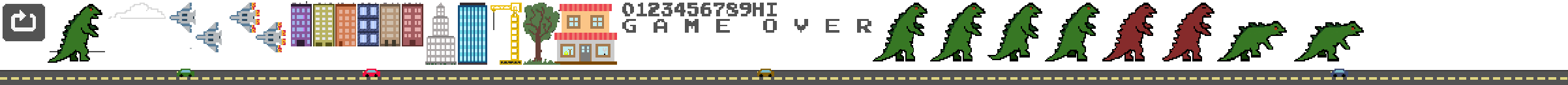 Dino Chrome Online Game Godzilla 2