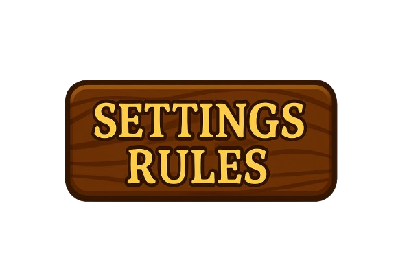 Settings Rules