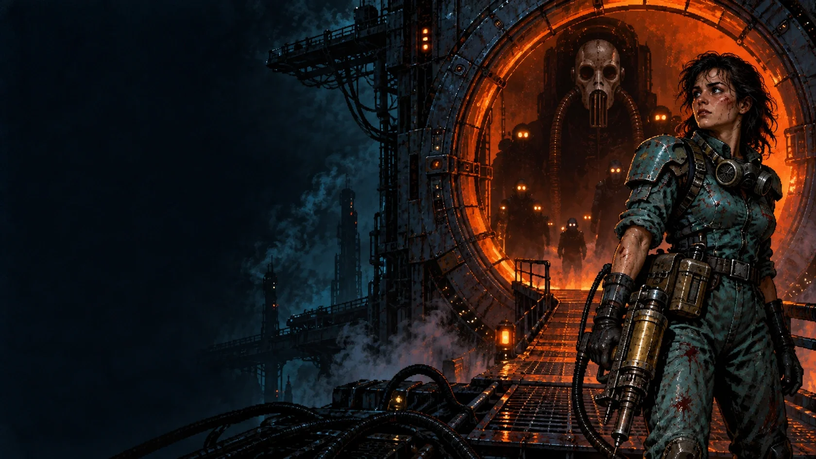A station engineer faces a haunted quarantine gate